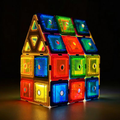 Beli 3d Magnetik Blok Bangunan Rumah Bentuk OEM Anak-anak Mainan Pendidikan Sampel Gratis online manufacture