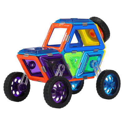 Beli Jeep Bentuk Blok Bangunan Magnetik Dengan Roda Kotak Magnetik Aksesoris online manufacture
