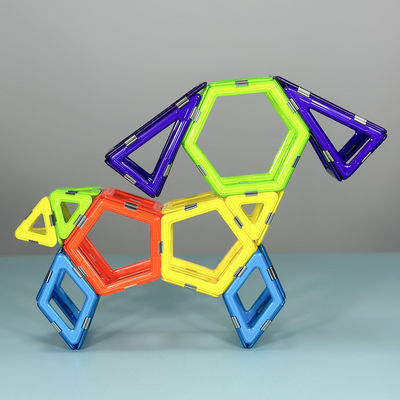 Beli Anak-anak Mainan Genteng Magnetik Hewan Struktur Anjing Anak-anak Blok Bangunan Bentuk Custom online manufacture