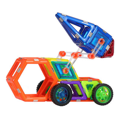 Beli 3D Creative Missile Vehicle Magnetic Building Blocks Mobil Mainan Permukaan halus online manufacture