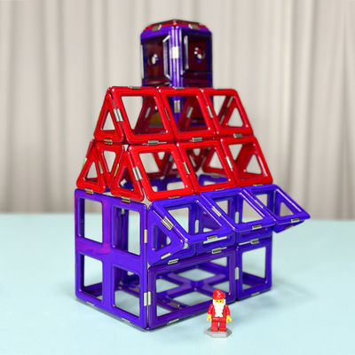 Beli Anak-anak Rumah Natal Blok Bangunan Bentuk Magnetik Genteng Magnetik online manufacture