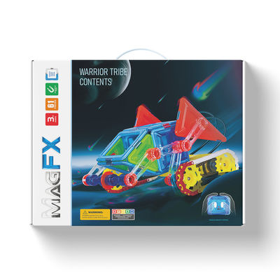 OEM Intelligent Magnetic Building Blocks Set, set bangunan magnet multi warna