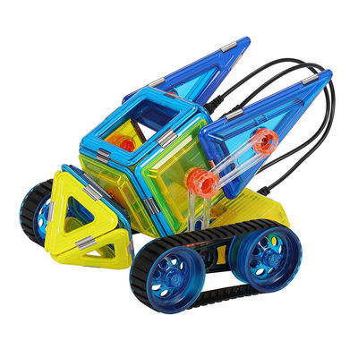 Mainan Pendidikan Genteng Magnetik Remote Control Mobil Lokomotif Cyclone Tangki Untuk Anak-anak