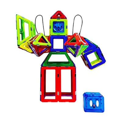Anak-anak Peti Magnetik Remote Control Robot Magnetic Play Blocks Pendidikan STEM