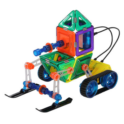Plastik Magnetik Blok Genteng Magnetik Mobil Set Dengan Remote Control Motor