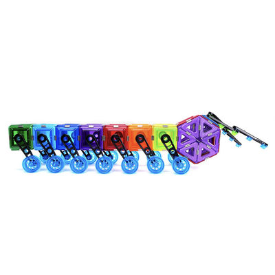 3Y+ Multicolor Magnetic Block Aksesoris Caterpillar Magnetic Play Block