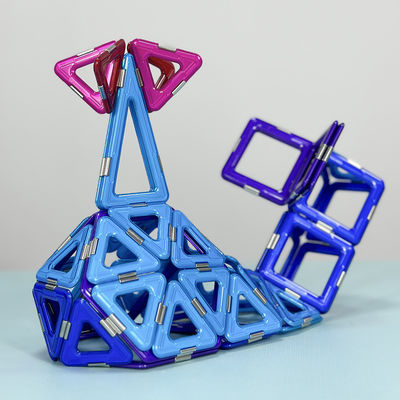 Eco Friendly Magnetic Tiles Hewan Paus 3D Konstruksi Terbaik Toys Hadiah Untuk Anak-anak