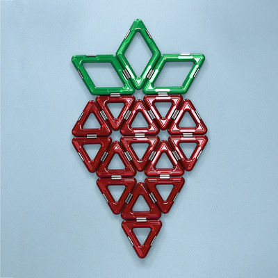 Anak-anak Pembelajaran Awal Genteng Magnetik Tanaman Strawberry mainan magnetik Blok bangunan