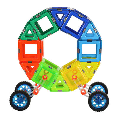 Anak-anak Kreatif Bermain Hadiah Karpet Magnetik Kendaraan Lingkaran Mobil Magnetic Block Set