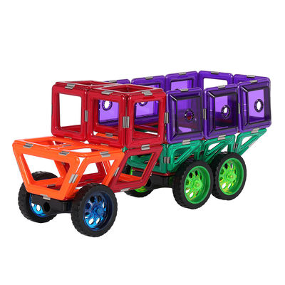 MAGFX Lucu Truk Berat Struktur Bangunan Karpet Magnetik Mainan Magnetik Untuk Anak-anak