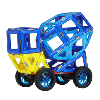 Pengaduk Beton Kotak Magnetik Kendaraan Teknik Mobil Anak-anak Bermain Mainan Konstruksi