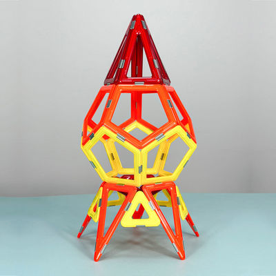 Mecha Rocket Launcher 3d Blok Bangunan Magnetik Set Jubin Geometri Magnetik