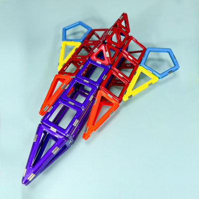 Ilmu Pengetahuan Magnetik Blok Pendidikan Mecha Pesawat Tempur Besar Bentuk Bangunan