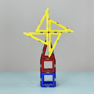 3D DIY Magnetic Construction Toys Tiles Right Angle Windmill Blok Bangunan