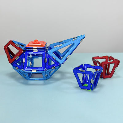 Blok Bangunan Magnetik Multi Pendidikan Jubin Konstruksi Geometri Mainan DIY