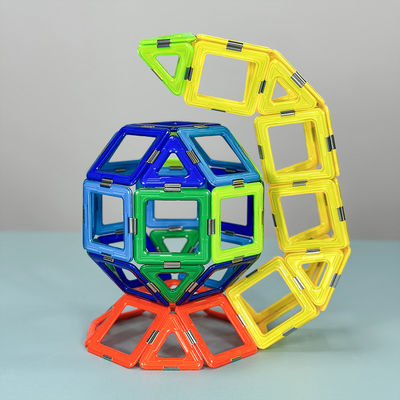 Bentuk Bola 3d Magnetik Blok Bangunan STEM Anak-anak Teka-teki Mainan Bentuk Custom