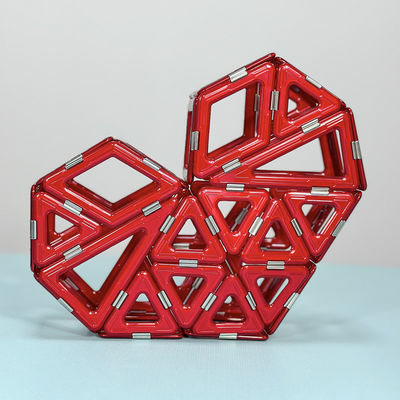 Ukuran Besar Cinta Bentuk Magnetik Bangunan Set Blok Mainan DIY 3D Kreatif